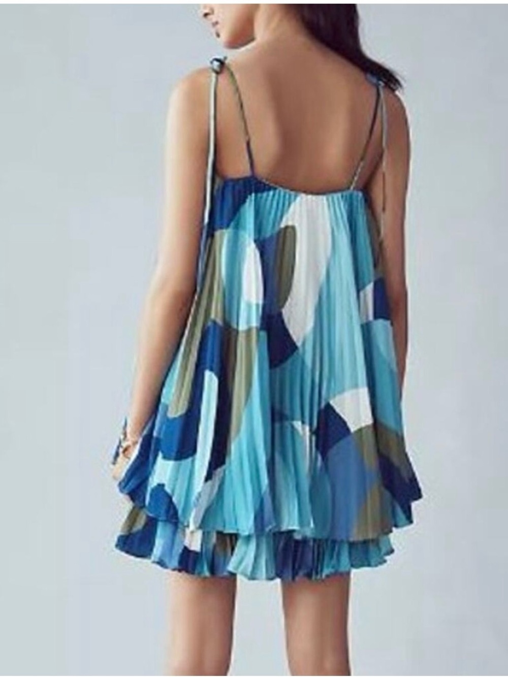 Hutch blue abstract pattern romper - Picture 2 of 6